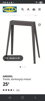 4 Ikea buro, tafelpoten, schragen Nog nieuw in doos!, Ophalen, Tafelpoot, 50 tot 100 cm, Nieuw