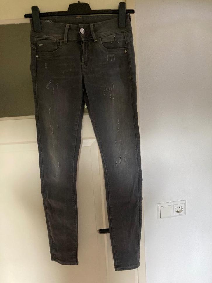 Skinny jeans van G-Star, model Lynn mid Skinny, maat 27/32, Kleding | Dames, Spijkerbroeken en Jeans, Zo goed als nieuw, W27 (confectie 34) of kleiner