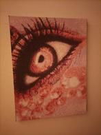 Oog schilderij, Minder dan 50 cm, Nieuw, Ophalen of Verzenden, Schilderij