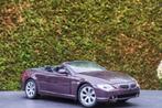 BMW 6-Serie Cabriolet 645Ci E64 Welly 1/18 Paars Zeer Netjes, Ophalen, Zo goed als nieuw, Auto, Welly