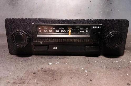 Philips 593 Oltdtimer Oltimer Vintage Autoradio, Auto diversen, Autoradio's, Zo goed als nieuw, Ophalen of Verzenden