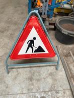 Verkeersbord Werk in Uitvoering, Doe-het-zelf en Verbouw, Ophalen, Gebruikt