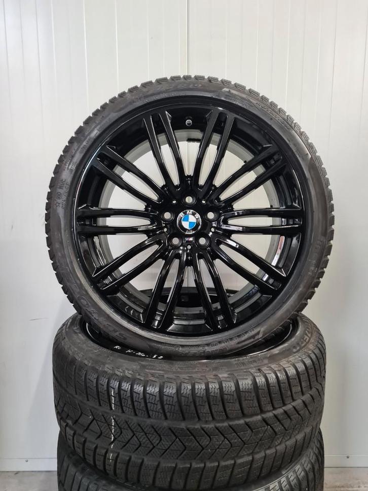 19' BMW 5 Serie G30 G31 Styling 664M met winterbanden 7.6mm, Auto-onderdelen, Banden en Velgen, Banden en Velgen, Winterbanden