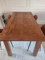 Eettafel van teakhout, Huis en Inrichting, Ophalen, Teakhout, 50 tot 100 cm, Zo goed als nieuw