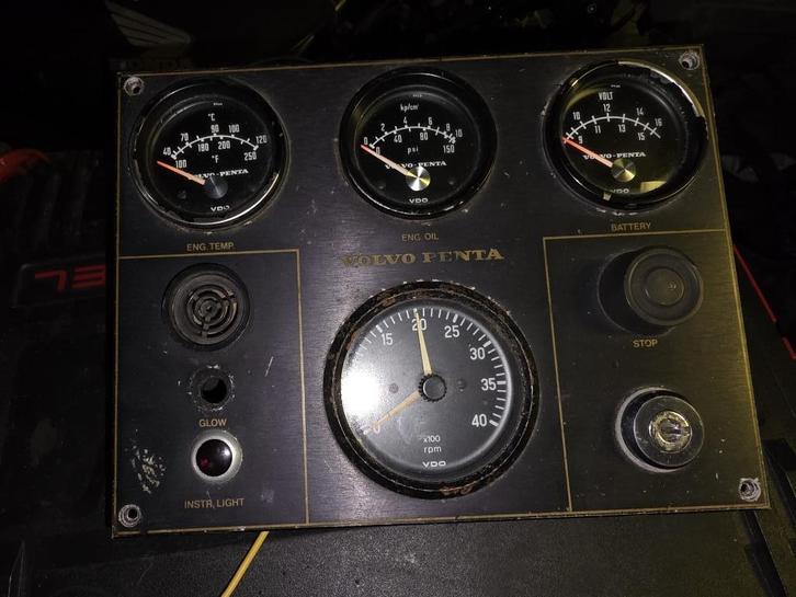 volvo Penta dashboard 843413, Watersport en Boten, Bootonderdelen, Gebruikt, Motor en Techniek, Zeilboot of Motorboot, Ophalen of Verzenden