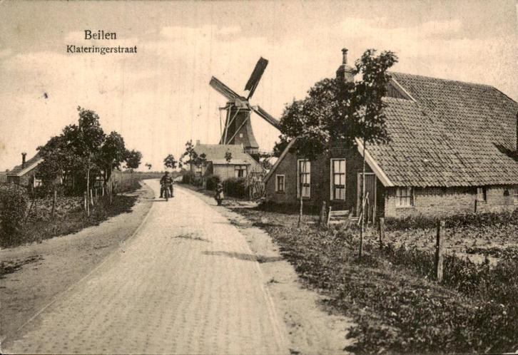 Bellen- klateringenstraat, Verzamelen, Ansichtkaarten | Nederland, Gelopen, Drenthe, 1920 tot 1940, Ophalen of Verzenden