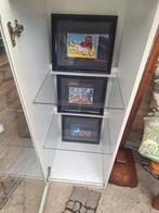 Vitrine kast wit Hoogte 125 cm zonder inhoud, Ophalen, Gebruikt