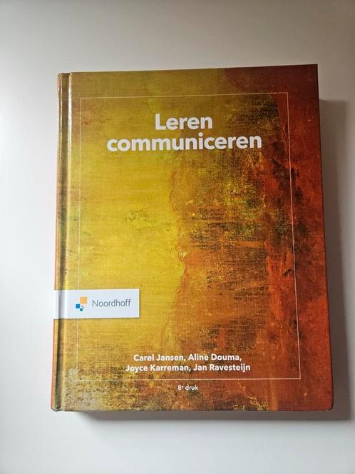 C. Jansen - Leren communiceren, Boeken, Studieboeken en Cursussen, Zo goed als nieuw, HBO, Ophalen of Verzenden
