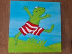 Kikker schilderij, Ophalen of Verzenden, Zo goed als nieuw, Wanddecoratie