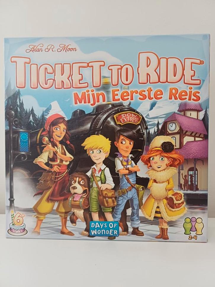 Ticket to Ride Junior: Mijn Eerste Reis, Hobby en Vrije tijd, Gezelschapsspellen | Bordspellen, Zo goed als nieuw, Drie of vier spelers