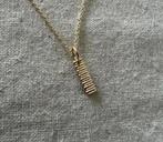 Geelgouden 14krt ketting 45cm Gewicht 1,5 gram, Ophalen of Verzenden, Nieuw, Goud