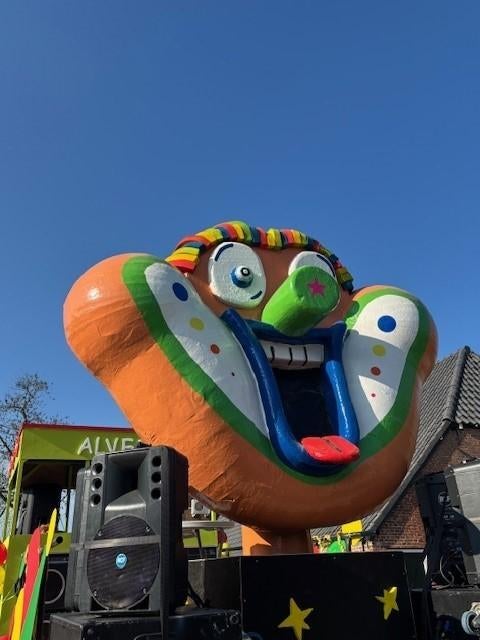 Carnavalswagen pop, Hobby en Vrije tijd, Feestartikelen, Gebruikt, Carnaval, Ophalen