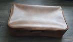 Koffer leerachig, Sieraden, Tassen en Uiterlijk, Koffers, Gebruikt, 50 tot 60 cm, Leer, Ophalen of Verzenden