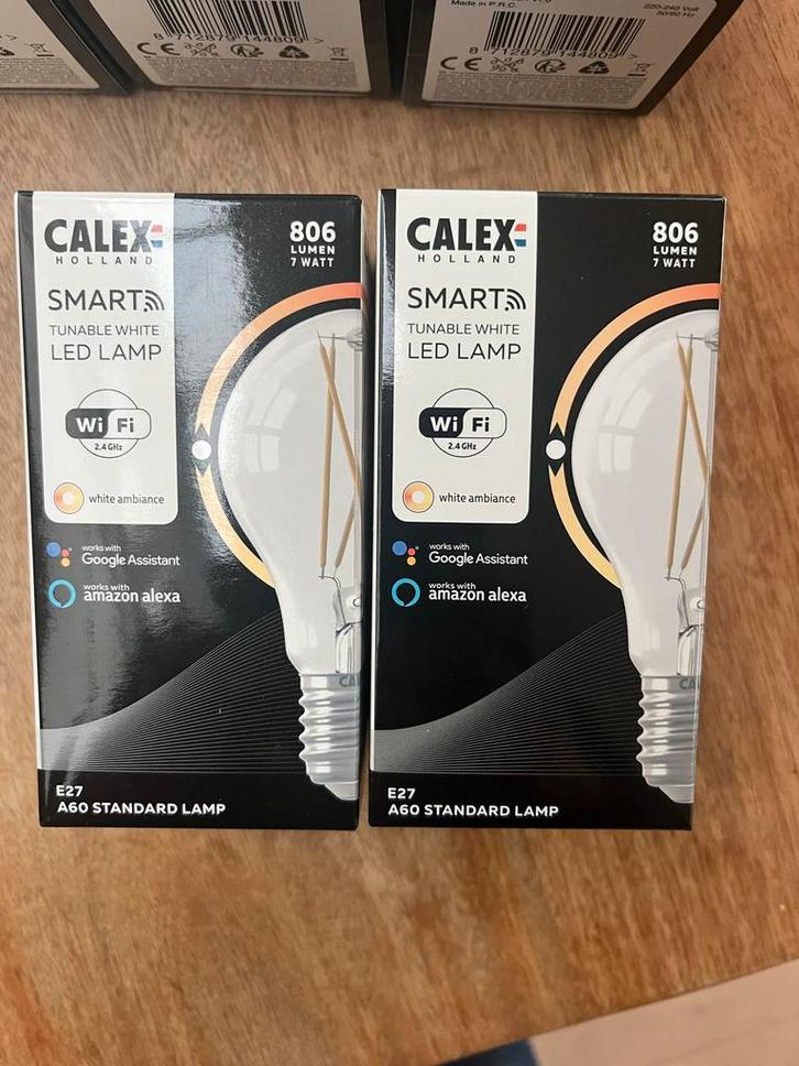 Calex Smart LED Lampen - Nieuw in Verpakking!, Huis en Inrichting, Lampen | Hanglampen, Nieuw, Minder dan 50 cm, Glas, Ophalen of Verzenden