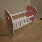 Baby rose poppen bed / schommelwieg + poppenstoel, Ophalen, Zo goed als nieuw, Babypop