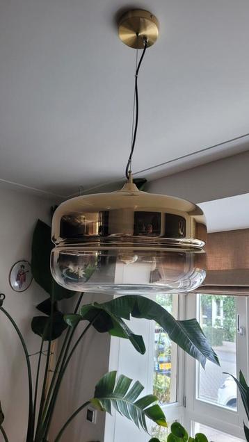 Hanglamp goud glas beschikbaar voor biedingen