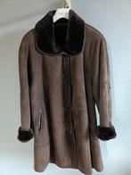 Lammy Coat, dames, - Bruin. Maat 42/44 (valt ruim), Kleding | Dames, Ophalen of Verzenden, Gedragen, Maat 38/40 (M), Bruin