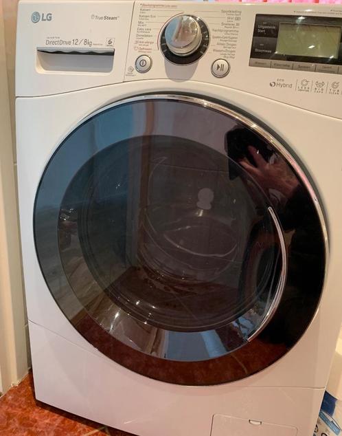 LG wasmachine ingebouwde droger 12/8 kg stoomfunctie, Witgoed en Apparatuur, Wasdrogers, Gebruikt, Condens, Voorlader, 8 tot 10 kg