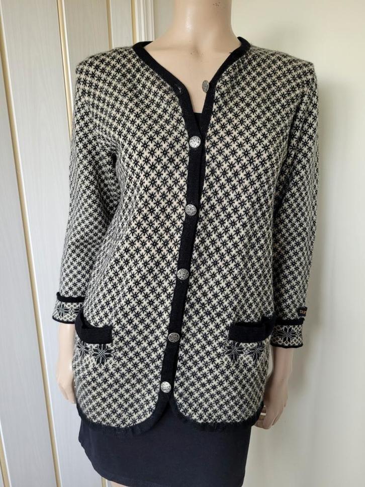 Skjaeveland Noors wollen vest 36/S, Kleding | Dames, Truien en Vesten, Zo goed als nieuw, Maat 36 (S), Overige kleuren, Ophalen of Verzenden