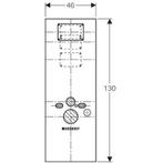 Geberit gipskartonplaat voor toiletelement, Ophalen, Zo goed als nieuw, Toilet