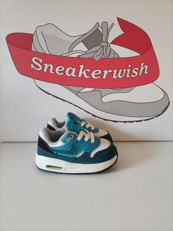 Nike Air Max 1 TD Blue White Mesh EU 19.5