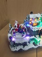 Kerst tafereel / kerst huis met beweging en verlichting, Diversen, Kerst, ., Ophalen of Verzenden, Zo goed als nieuw, .