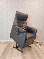 De Toekomst leren sta op stoel relax fauteuil, Huis en Inrichting, Fauteuils, Nvr, Minder dan 75 cm, Leer, Ophalen of Verzenden