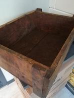 ZEER OUD KRAT KIST UIT BRUSSEL 60X42X22 CM IN GELEEFDE STAAT, Ophalen of Verzenden