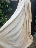 Hema Velours Gordijnen - 2 stuks - 248x190cm, Huis en Inrichting, Gebruikt, 200 cm of meer, Beige, 150 tot 200 cm