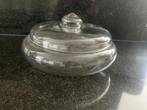 Glazen koektrommel Jacques Boon 1940’s, Antiek en Kunst, Antiek | Glas en Kristal, Ophalen of Verzenden