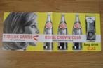 poster royal crown cola, Ophalen, Zo goed als nieuw, Reclamebord