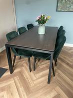 Eettafel eiken 200x90, Huis en Inrichting, Tafels | Eettafels, Ophalen, Eikenhout, 50 tot 100 cm, Zo goed als nieuw