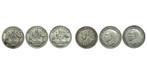 Australie - Lot 6 Pence zilver 1926, 1938, 1941 zf/zf+ (3990, Postzegels en Munten, Munten | Oceanië, Setje, Zilver, Ophalen of Verzenden