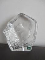 Zweeds design lood kristal object, gravure eekhoorn, Maleras, Ophalen of Verzenden, Zo goed als nieuw, Kristal