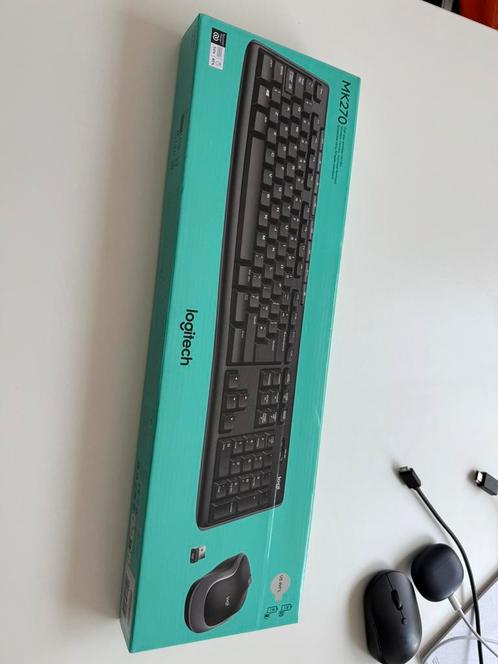 Logitech MK270, Computers en Software, Toetsenborden, Zo goed als nieuw, Qwerty, Ophalen of Verzenden