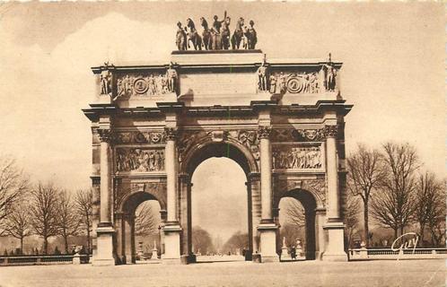 (376-191-023) Paris Arc de Triomphe du Carrousel, Verzamelen, Ansichtkaarten | Buitenland, Frankrijk, Verzenden