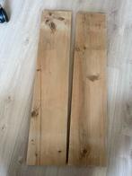 2 Wandplanken met leren strips, Ophalen, Gebruikt