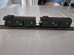 2 Fleischmann bagage wagons, Gelijkstroom, Fleischmann, Wagon, Ophalen of Verzenden
