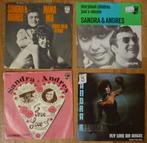 4x Singletjes 45 toeren van SANDRA & ANDRES ook solo Sandra, Gebruikt, 7 inch, Single, Ophalen of Verzenden