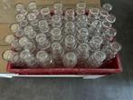 136 bier / limonade glazen incl. krat, -, Bierglas, -, Ophalen of Verzenden