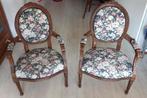 Prachtig paar antieke Lodewijk de 16e stoelen, Huis en Inrichting, Stoelen, Gebruikt, Twee, Bruin, Ophalen of Verzenden