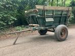 Oude boeren kiepkar, Doe-het-zelf en Verbouw, 100 liter of meer, Ophalen, Gebruikt, Transportkar