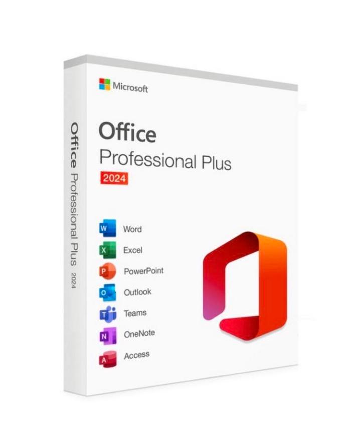 Microsoft Office Professional Plus 2024, Computers en Software, Office-software, Nieuw, Windows, Access, Ophalen