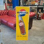 Pepsi-cola blikken reclamebord Nr.66, Ophalen of Verzenden, Gebruikt, Reclamebord