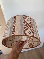 Lampenkap beige bruin boho bohemian japandi, Bruin, Rond, Ophalen of Verzenden, Zo goed als nieuw