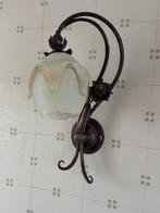 wandlamp Italiaans design Gilda, Huis en Inrichting, Lampen | Wandlampen, Ophalen of Verzenden, Zo goed als nieuw, Glas, Jugendstil