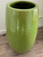 Groene Vaas, Huis en Inrichting, Groen, Overige materialen, Zo goed als nieuw, 50 tot 75 cm