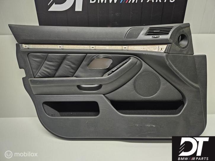 Deurpaneel links leder zwart BMW 5-serie E39 51418212773, Auto-onderdelen, Interieur en Bekleding, BMW, Gebruikt, Ophalen of Verzenden