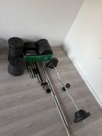 Gewichten met stangen, Ophalen, Gebruikt, Halterset