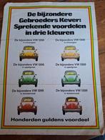 VW Kever Brochure - Gebroeders Kevers, Ophalen of Verzenden, Gelezen, Volkswagen, Onbekend